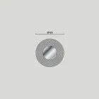 espejo de pared de diseño moderno Malva, diferentes colores disponibles viadurini