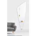 Espejo de pared voladizo decorativo largo en 4 colores - Spino viadurini