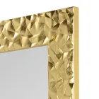 Espejo de pared en madera decorada a mano Made in Italy - Niagara viadurini