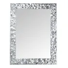 Espejo de pared en madera decorada a mano Made in Italy - Niagara viadurini