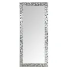 Espejo de pared en madera decorada a mano Made in Italy - Niagara viadurini