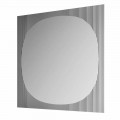Espejo de Pared Cuadrado Moderno Color Ahumado Hecho en Italia - Bandolero