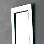 Espejo de pared rectangular con marco inclinado Hecho en Italia - Salamina viadurini