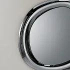 Espejo de pared con marco curvo, fabricado en Italia - Babila viadurini