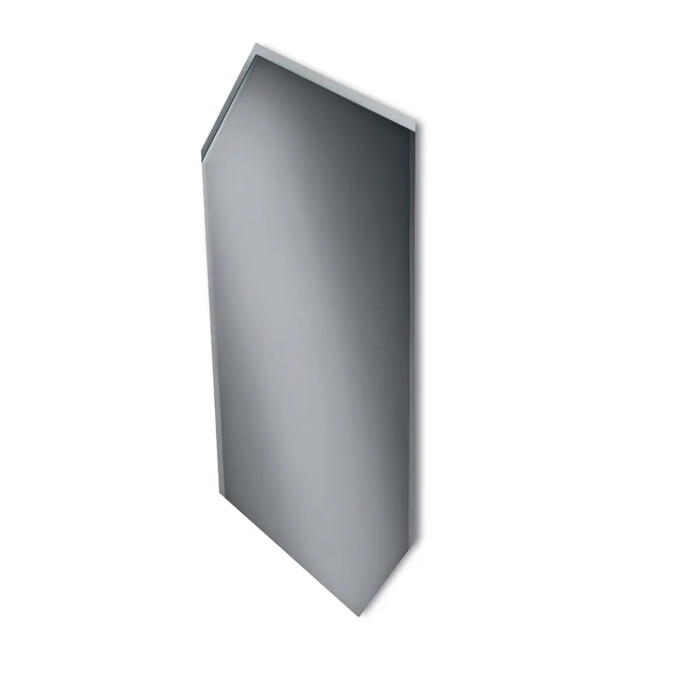 Espejo de pared con forma y bordes pulidos, fabricado en Italia - Bienvenido viadurini