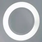 Espejo de aumento de diseño moderno, iluminación LED, Maren viadurini