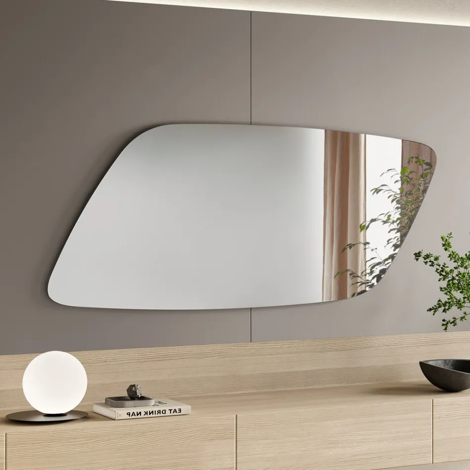 Espejo lineal en tres colores, fabricado en Italia - Virage viadurini