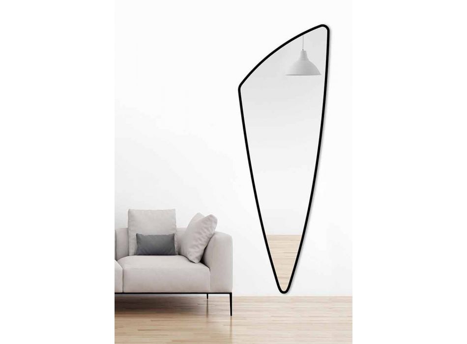 Espejo de pared de diseño largo y moderno en 4 colores - Spino viadurini