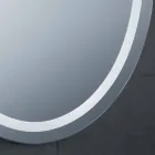 Espejo de diseño moderno con bañera de iluminación LED pura viadurini