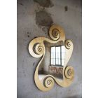 Espejo de hierro en forma de pared de diseño moderno hecho en Italia - Pacífico viadurini
