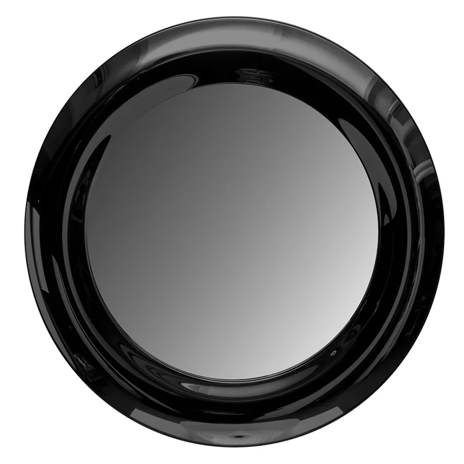 Espejo de vidrio curvo con luces LED retroiluminadas - Excelsior viadurini