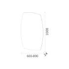 Espejo perimetral retroiluminado por LED Made in Italy - Sleep viadurini