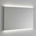 Espejo de pared con retroiluminación LED, marco de acero Made in Italy - Tundra