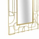 Espejo de pared de hierro rectangular de diseño moderno - Plinio viadurini