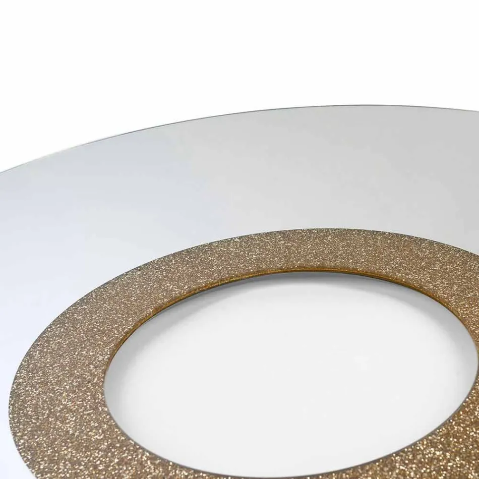 diseño moderno espejo redondo fabricado en Italia Aris viadurini