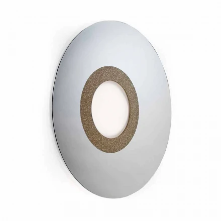 diseño moderno espejo redondo fabricado en Italia Aris viadurini