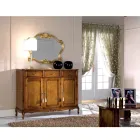 Espejo de Estilo Clásico con Marco en Pan de Oro Made in Italy - Precious viadurini