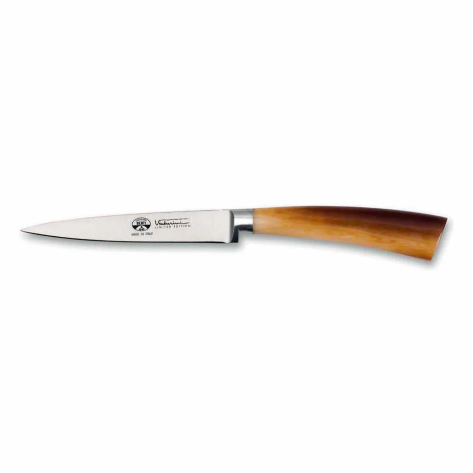 Cuchillo mondador recto Berti de acero inoxidable exclusivo para Viadurini - Caldero viadurini
