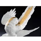 Figura de cerámica con forma de loro hecha a mano en Italia - Pagallo viadurini