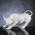 Estatua de cerámica hecha a mano en forma de toro Made in Italy - Bulino