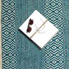 Alfombra de salón de diseño moderno en lana y algodón hecha a mano - Minera viadurini