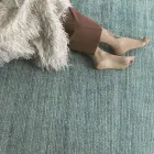 Alfombra hecha a mano tejida en la India Lana de alta calidad y seda de bambú - Anella viadurini