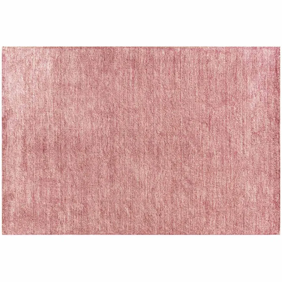 Alfombra hecha a mano tejida en la India Lana de alta calidad y seda de bambú - Anella viadurini