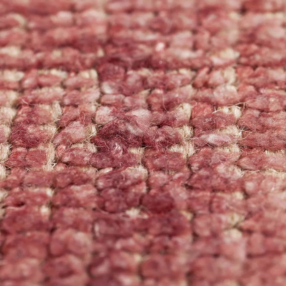 Alfombra hecha a mano tejida en la India Lana de alta calidad y seda de bambú - Anella viadurini