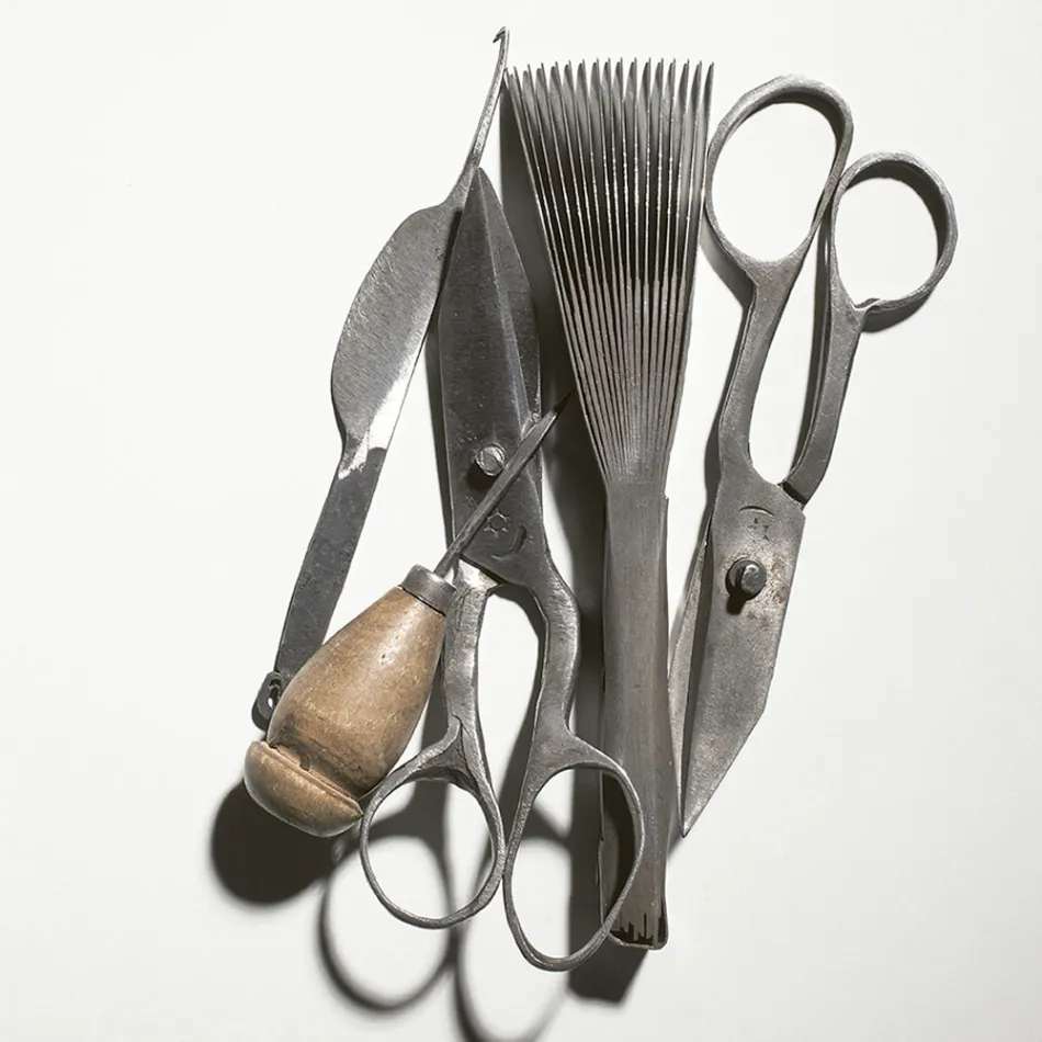 Alfombra hecha a mano tejida en la India Lana de alta calidad y seda de bambú - Anella viadurini