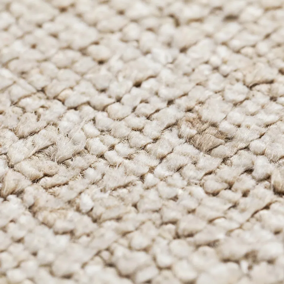 Alfombra hecha a mano tejida en la India Lana de alta calidad y seda de bambú - Anella viadurini