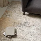 Alfombra de salón de diseño moderno y elegante en seda y lana de bambú - Pasha viadurini