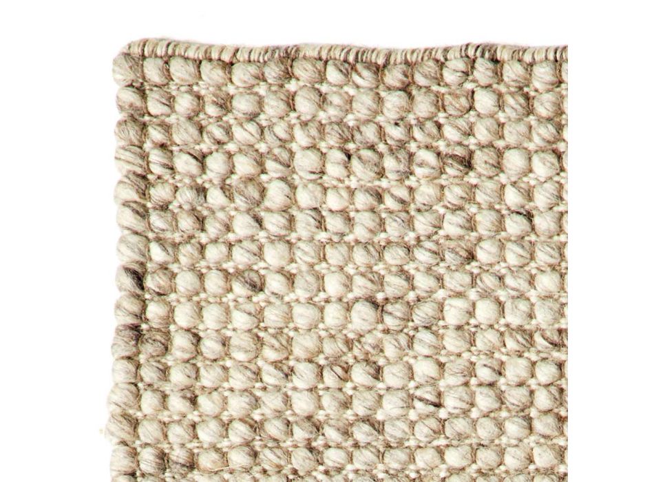 Alfombra moderna de lana y algodón tejida a mano para el salón - Relict viadurini