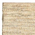 Alfombra rectangular en lana, yute y algodón de diseño moderno para salón - Remino viadurini