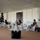 Mesas de centro modernas para interior o exterior, 2 piezas - Lily by Myyour viadurini