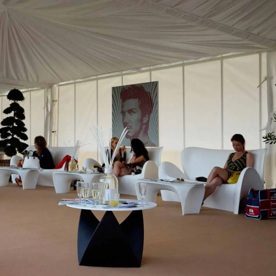 Mesas de centro modernas para interior o exterior, 2 piezas - Lily by Myyour viadurini