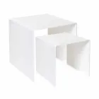 Mesas de diseño en plexiglás coloreado producido en Italia, Spinoso. viadurini