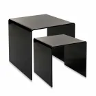 Mesas de diseño en plexiglás coloreado producido en Italia, Spinoso. viadurini