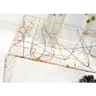 Mesa de puente moderna en plexiglás hecha en Italia, Bolly viadurini