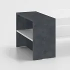 Mesa de Centro Baja para Salón en Madera Blanca 3 Acabados - Rames viadurini