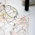 Mesita de noche en plexiglás transparente y coloreado 2 tamaños - Pelere viadurini