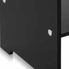 Mesa de centro / mesita negra de diseño moderno Mimi, hecha en Italia viadurini