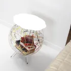 Mesita de noche versátil de plexiglás de colores reciclable - Paolone viadurini