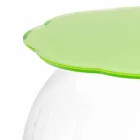 Mesa de centro / contenedor Biffy verde redondo, diseño moderno hecho en Italia viadurini