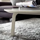 Mesa de Centro con Tapa Redonda en Mdf Lacado Made in Italy - Tobiko viadurini