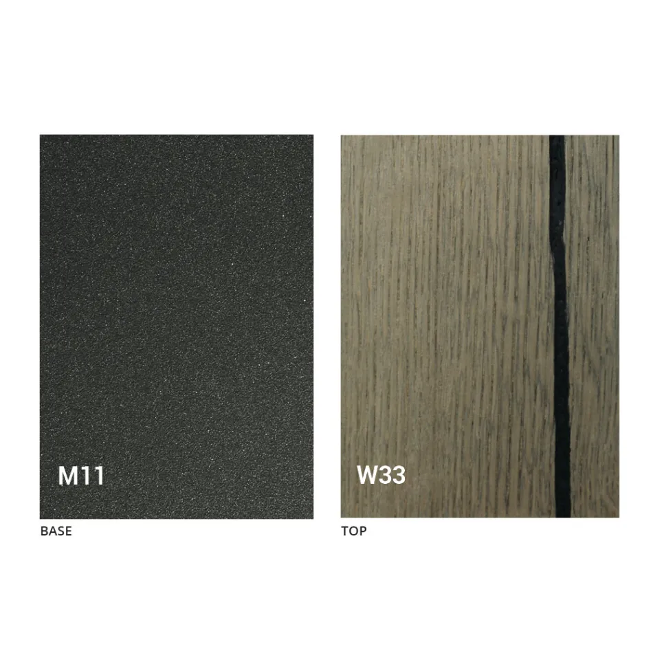 Mesa de centro transformadora de diseño en madera Made in Italy - Vincenzo viadurini