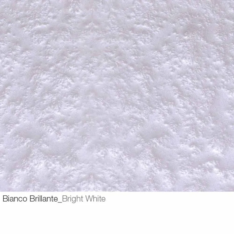 Mesa de centro de cristal forjado y metal Made in Italy - Montebianco viadurini