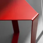 Mesa de centro de metal de colores de diseño Made in Italy - Yasmine viadurini