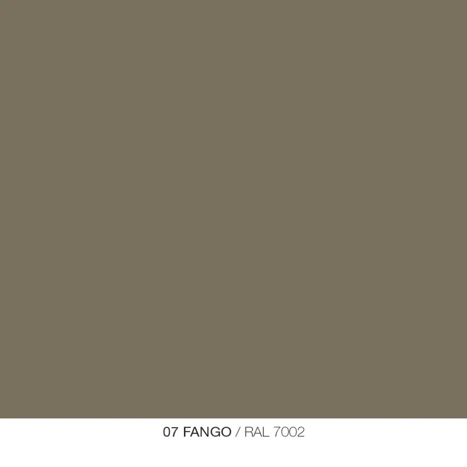 Mesa de centro redonda de metal, diseño en varios colores y 2 tamaños - Olesya viadurini