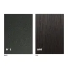 Mesa de centro moderna transformadora en madera y metal Made in Italy - Fabio viadurini