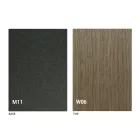 Mesa de centro moderna transformadora en madera y metal Made in Italy - Fabio viadurini